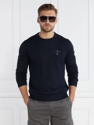 Aeronautica Militare Wełniany sweter | Regular Fit