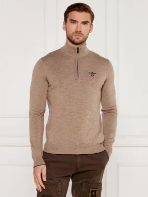 Aeronautica Militare Wełniany sweter | Regular Fit