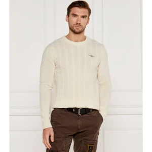 Aeronautica Militare Wełniany sweter | Regular Fit