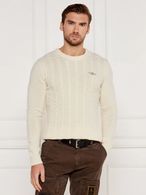 Aeronautica Militare Wełniany sweter | Regular Fit