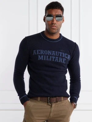 Aeronautica Militare Wełniany sweter | Regular Fit