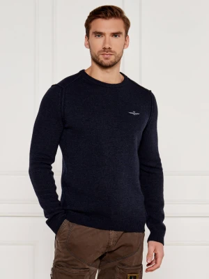 Aeronautica Militare Wełniany sweter | Regular Fit