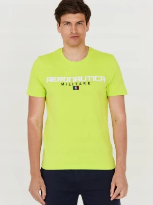 AERONAUTICA MILITARE Zielony t-shirt męski