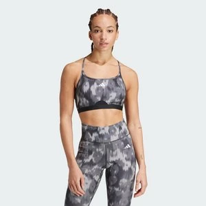 Aeroreact Training Essentials Light-Support Allover Print Bra Adidas