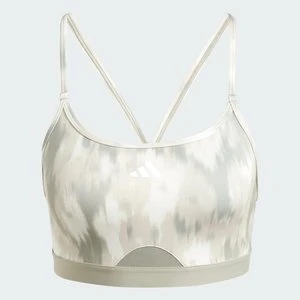 Aeroreact Training Essentials Light-Support Allover Print Bra Adidas