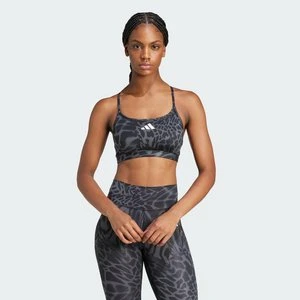 Aeroreact Training Light Support 3-Stripes Bra Adidas