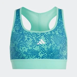 AEROREADY PowerReact Animal Print Padded Sports Bra Adidas