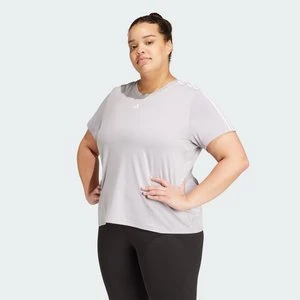 AEROREADY Train Essentials 3-Stripes Tee (Plus Size) Adidas