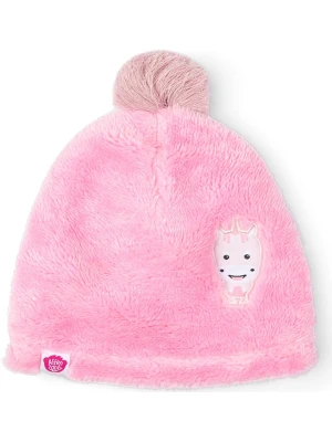 Affenzahn Czapka pluszowa "Unicorn" w kolorze jasnoróżowym rozmiar: S
