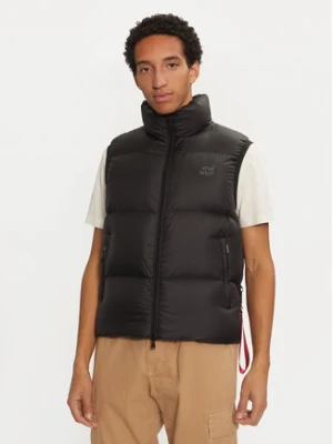 AFTER LABEL Bezrękawnik Anapa A00001 Czarny Regular Fit