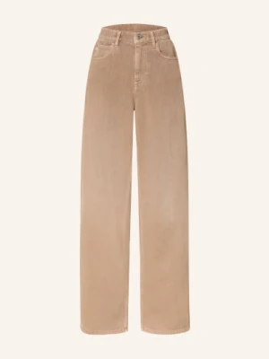 Ag Jeans Dżinsy Z Szerokimi Nogawkami Duna braun