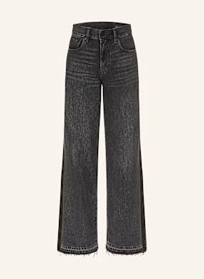 Ag Jeans Jeansy Wide Leg Hyeres schwarz