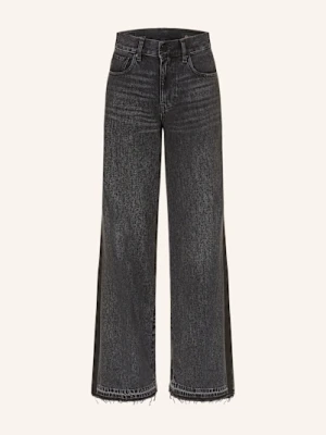 Ag Jeans Jeansy Wide Leg Hyeres schwarz