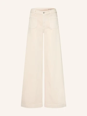 Ag Jeans Jeansy Wide Leg Minajy beige ATWH ANTIQUE WHITE
