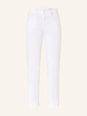 Ag Jeans Obcisłe Dżinsy Prima Ankle weiss