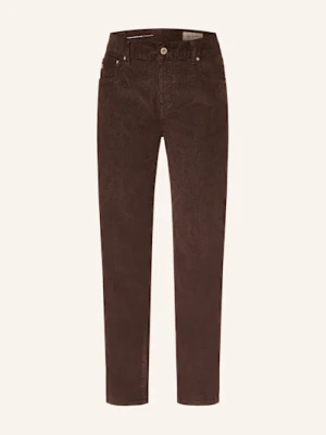 Ag Jeans Spodnie Sztruksowe Ex Boyfriend braun