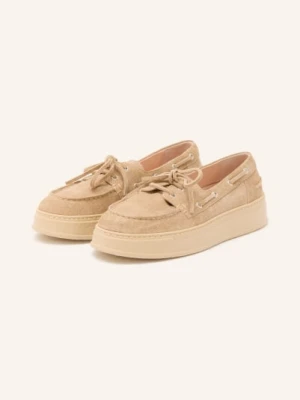 Agl Buty Żeglarskie Giuly beige