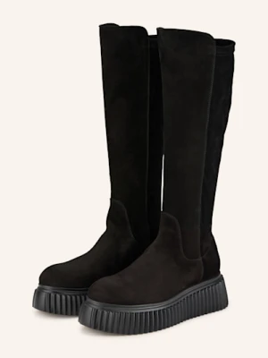 Agl Kozaki Na Platformie Gloria schwarz