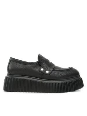 AGL Loafersy Dany D751008PGKI0121013 Czarny