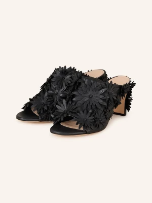 Agl Mules Daisy schwarz CZARNY