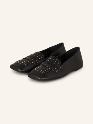 Agl Penny Loafers Ceramic Studs schwarz