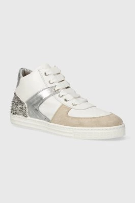 AGL sneakersy skórzane ILENIA kolor biały D936132PGKT096G226