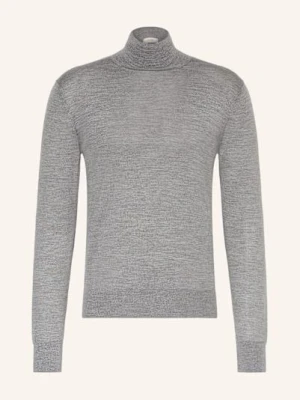 Agnona Golf Z Dodatkiem Kaszmiru I Jedwabiu grau