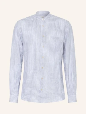 Agnona Koszula Lniana O Regularnym Kroju Z Stójką blau