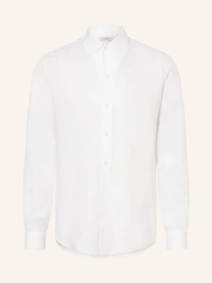 Agnona Koszula Lniana Regular Fit weiss