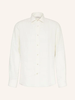 Agnona Koszula Z Lnu Regular Fit weiss