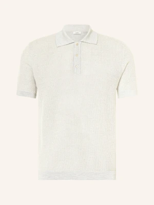 Agnona Koszulka Polo Z Dzianiny Z Dodatkiem Jedwabiu grau