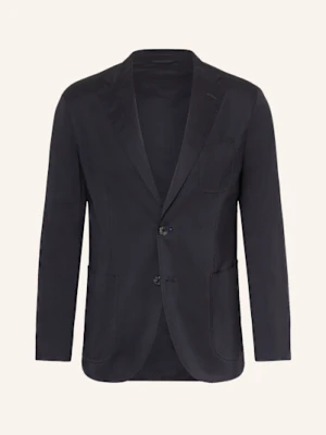 Agnona Marynarka Dżersejowa Slim Fit Z Dodatkiem Jedwabiu blau