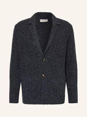 Agnona Marynarka Z Dzianiny Regular Fit Z Kaszmiru blau