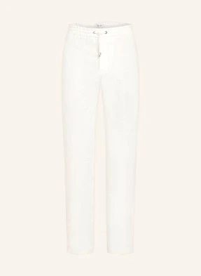 Agnona Spodnie Z Lnu Regular Fit weiss