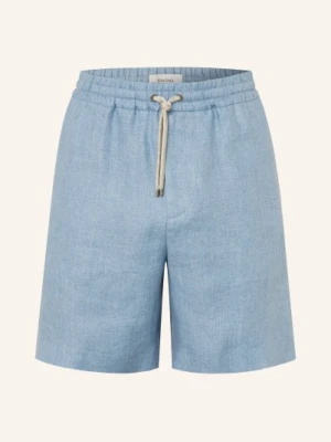 Agnona Szorty Lniane blau