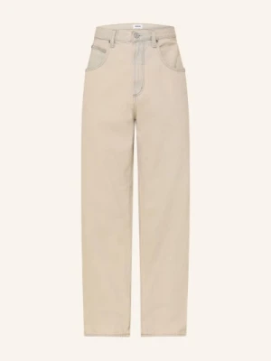 Agolde Dżinsy Fusion Regular Fit beige
