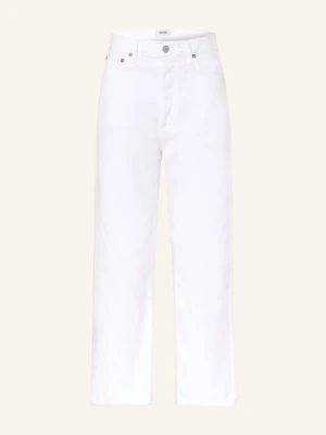 Agolde Dżinsy Z Krótkimi Nogawkami W Stylu Lat 90. weiss