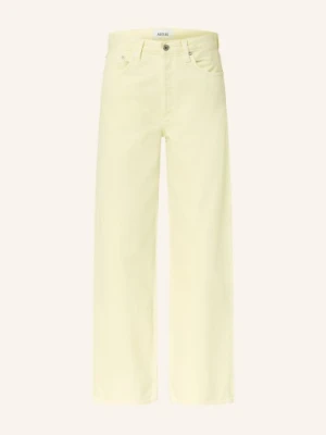 Agolde Dżinsy Z Szerokimi Nogawkami Arc gelb