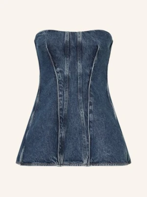 Agolde Jeansowa Bluzka Lara blau