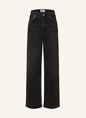 Agolde Jeansy Flare Ren schwarz