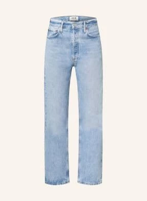 Agolde Jeansy Straight 90's Pinch blau