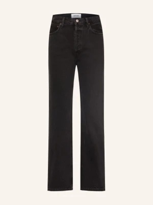 Agolde Jeansy Straight 90's Pinch Waist schwarz vnta vanta (dk marbled blk)