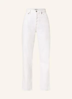 Agolde Jeansy Straight 90s Pinch Waist weiss