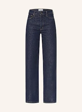 Agolde Jeansy Straight Harper blau