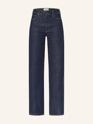 Agolde Jeansy Straight Harper blau