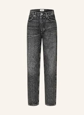 Agolde Jeansy Straight Kelly In Eclipse grau