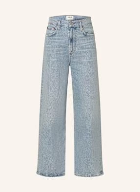 Agolde Jeansy Straight Ren blau