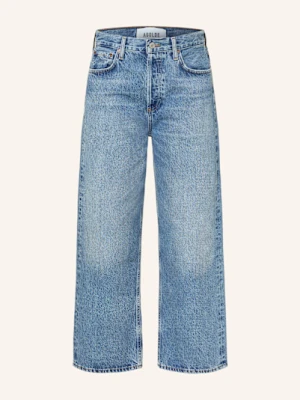 Agolde Jeansy Straight Ren blau