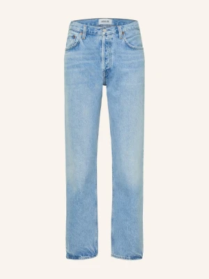 Agolde Jeansy Straight Romney blau sram stream (lt vint wshd ind)