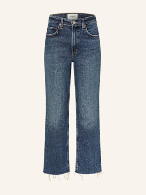 Agolde Jeansy Straight Valen blau